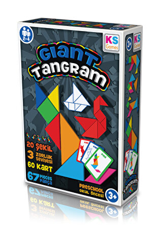 Ks Games 61 Parça Giant Tangram Oyunu Lisanslı Ürün