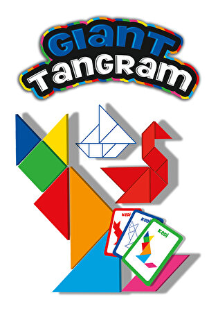 Ks Games 61 Parça Giant Tangram Oyunu Lisanslı Ürün