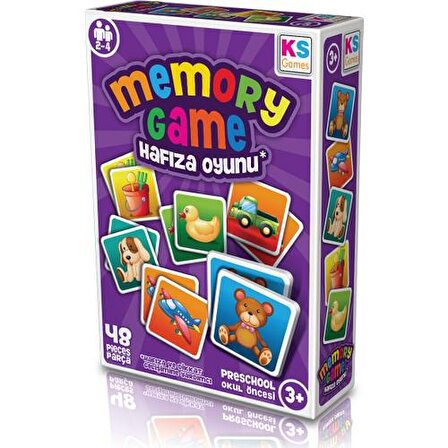 Ks Games 48 Parça Memory Game Hafıza Oyunu Lisanslı Ürün