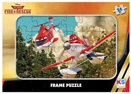 Disney Planes Fire and Rescue 3+ Yaş Büyük Boy Puzzle 24 Parça