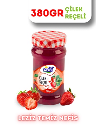 Mytat Geleneksel Çilek Reçeli 380 gr (Cam Kavanoz)