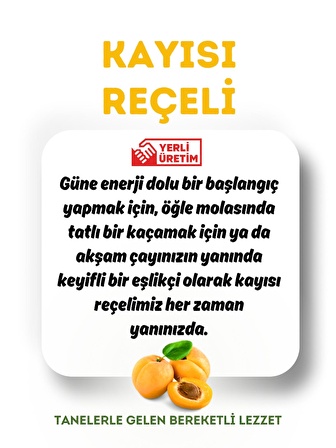 Mytat Geleneksel Kayısı Reçeli 800 gr (Cam Kavanoz)