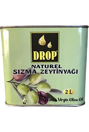 Drop Zeytin Sızma Zeytinyağı 2 lt Teneke 