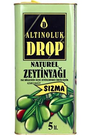 Drop Zeytin Sızma Zeytinyağı 5 lt Teneke 