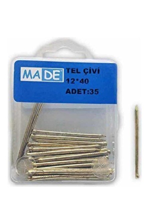 Made Tel Çivi 12X40 (1 Kutu:35 Adet) ST-45