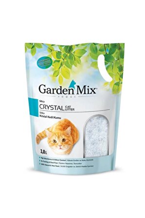 Gardenmix Garden Mix Kokulu Silika Jel Kedi Kumu 3.8 Lt (1,7 Kg)