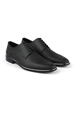Clays 2474 Erkek Klasik Ayakkabı - Siyah