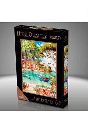 Puzzle 1000 Parça 48x68 Cm Sorrento Harbour
