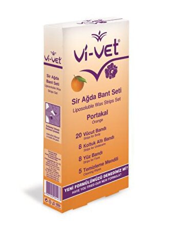 Vi-Vet Portakal Koltuk Altı - Vücut - Yüz için Ağda Bandı 36'lı