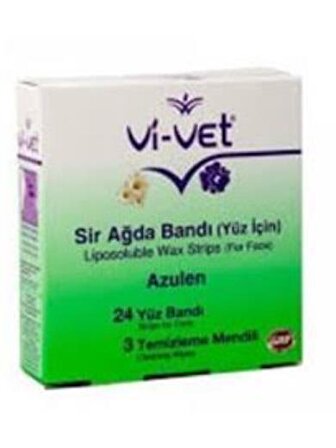Vi-Vet Azulen Yüz için Ağda Bandı 24'lü