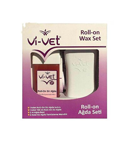  Vi-vet Roll on Ağda Seti