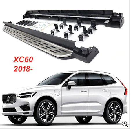 Volvo xc60 yan basamak marşbiyel koruma 2019+(siyah Boyalı)