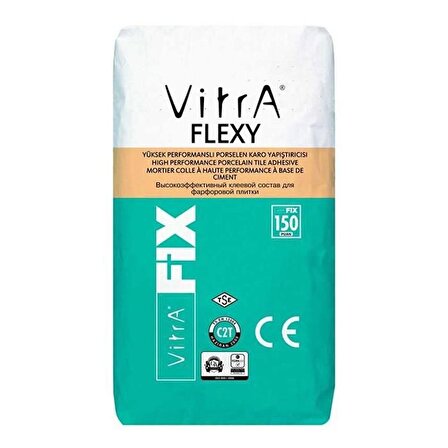 Vitra Fix Flexy Teknik Porselen Karo Yapıştırıcısı 25 kg F17403025