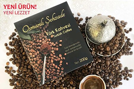 Osmanlı Şehzade Sade Öğütülmüş Türk Kahvesi 200 gr 