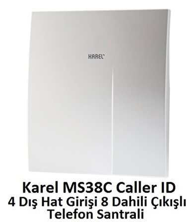 Karel MS38C 4/8 Kapasiteli Telefon Santrali