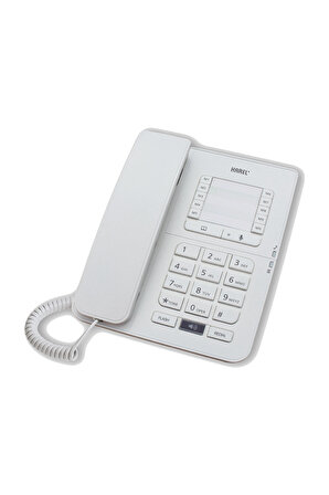 Karel TM142 Kablolu Masaüstü Telefon Beyaz