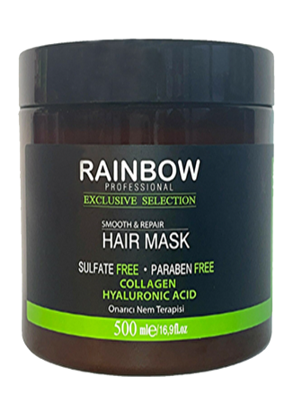 Rainbow Collagen & Hyaluronic Acid Onarıcı Nem Terapisi Saç Maskesi