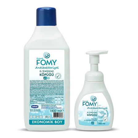 FOMY Antibakteriyel Köpük Sabun 1800 + 300 ml