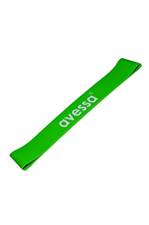 Avessa Latex Aerobik Band Orta Sertlik Yeşil Renk LAB 20