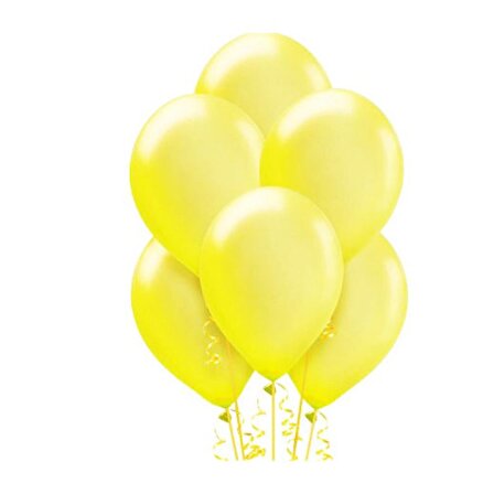Balon Tek Renk 12" 100lü Sarı Balonevi