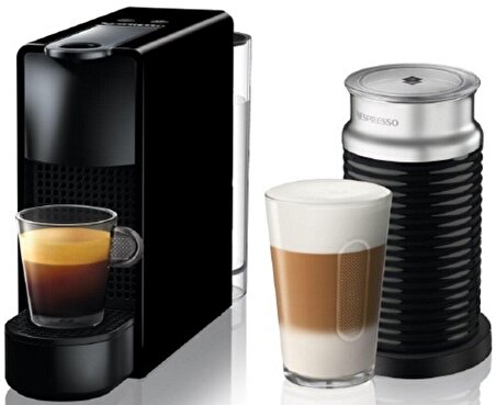 Nespresso Essenza Mini C35 Black Bundle Kahve Makinesi