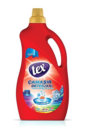 Tex Renk Koruma & Leke Karşıtı Renkliler için Sıvı Deterjan 16 Yıkama 2.5 lt