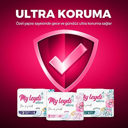 MYLEYDİ ULTRA HİJYENİK PED UZUN 8 ADET (1 Paket)