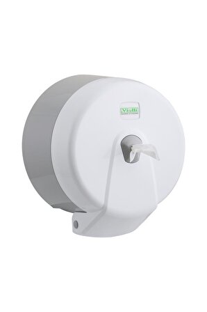 Vialli K3 Mini Cimri İçten Çekmeli Tuvalet Kağıdı Dispenser Beyaz