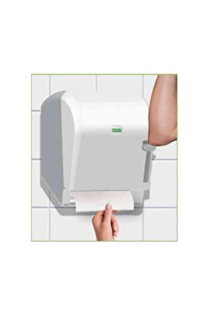 Vialli K8 Rulo Kağıt Havlu Dispenseri Manuel Beyaz