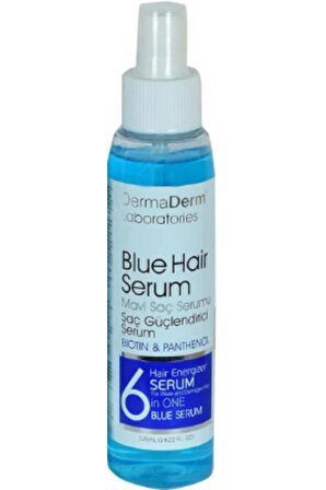 Mavi Saç Serumu Saç Güçlendirici Serum Biotine & Panthenol Vitamin E-keratin 125 ml