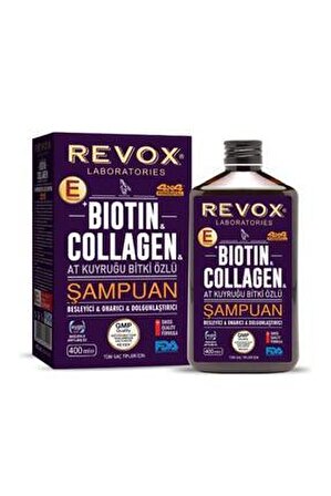 REVOX At Kuyruğu Biotin Collagen Şampuan 400 ml 8697429641901
