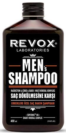 Revox Men'S Dökülen Saçlar İçin Dökülme Karşıtı Şampuan 400 ml
