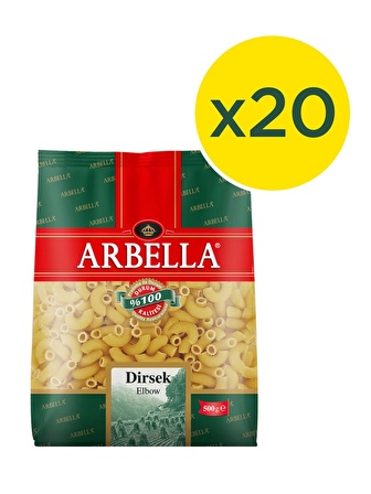 Arbella Makarna 500 gr Dirsek 20 li Koli