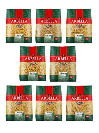 Arbella Makarna 500 gr / 8 li Karma Set