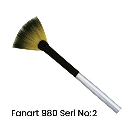 Fanart 980 Seri Yelpaze Fırça No 2