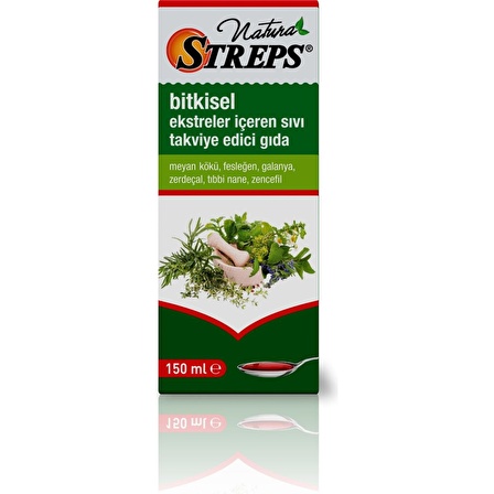 Natura Streps Bitkisel Şurup 150 ml