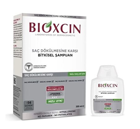 Bioxcin Genesis Yağlı Saçlar İçin Dökülme Karşıtı Bitkisel Özlü Şampuan 300 ml