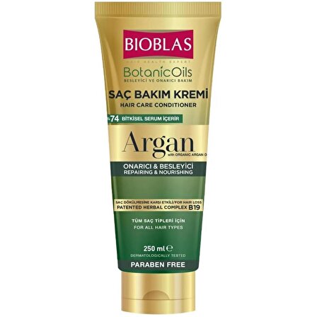 Bioblas Botanic Oils Argan Yağlı Saç Bakım Kremi 250 ml