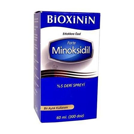 Bioxinin Forte Minoksidil %5 Deri Spreyi 60 ml