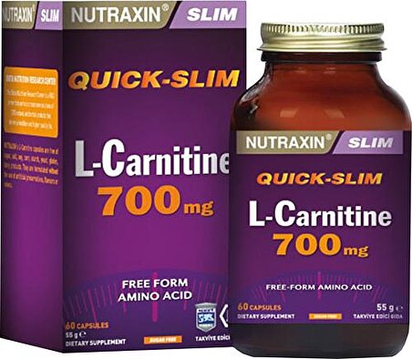 Nutraxin Quıck-Slım L-Carnitine 700 Mg 60 Kapsül