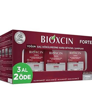 Bioxcin Forte Şampuan 3 Al 2 Öde 300 ML