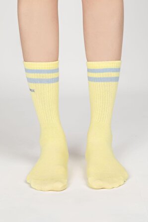 Motley Socks Unisex Nakışlı Uzun Tenis Çorap - Rainbow 1