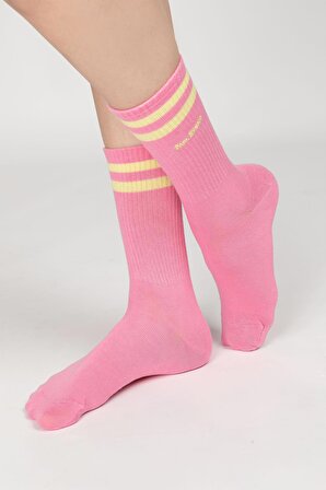 Motley Socks Unisex Nakışlı Uzun Tenis Çorap - Rainbow 2