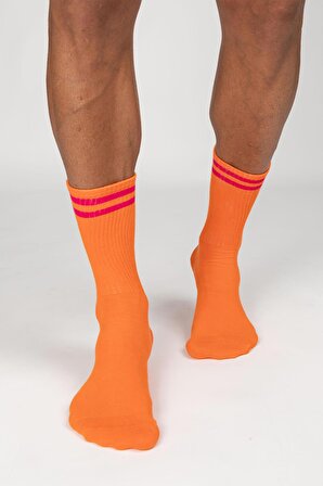Motley Socks Unisex Nakışlı Uzun Tenis Çorap - Rainbow 4