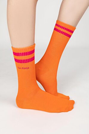 Motley Socks Unisex Nakışlı Uzun Tenis Çorap - Rainbow 4