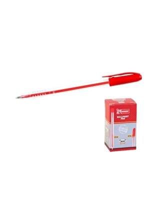 Mikro Tükenmez Kalem Kırmızı M-25