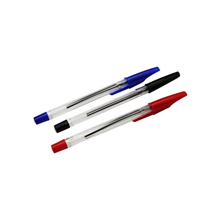 Tükenmez Kalem 3'lü ( Mavi - Siyah - Kırmızı )