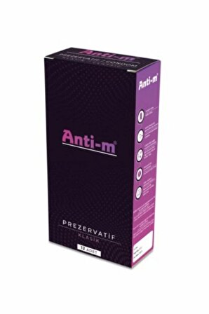 Anti-M Prezervatif Normal 12'li