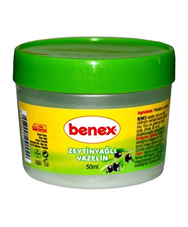 Benex Vazelin 50 ml Zeytinyağlı 8697441020029