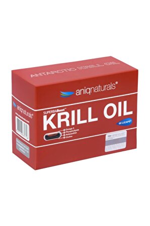 Aniqnaturals Superba Boost Krill Oil 60 Licaps Kutulu